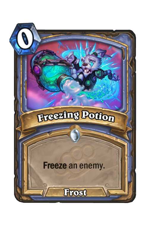 Freezing Potion Hearthstone kártya