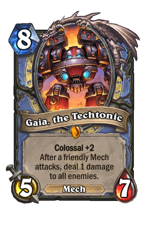 Gaia, the Techtonic Hearthstone kártya