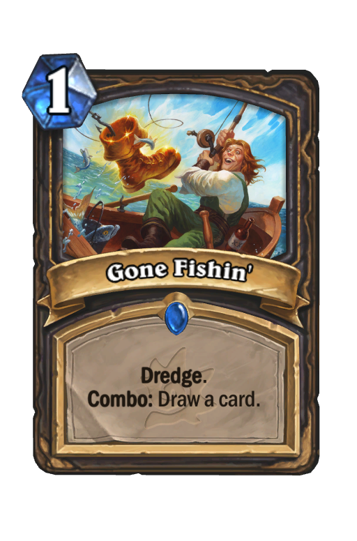 Gone Fishin' Hearthstone kártya