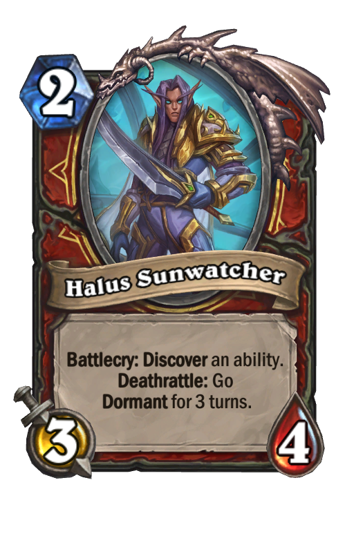 Halus Sunwatcher Hearthstone kártya