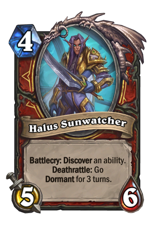 Halus Sunwatcher Hearthstone kártya