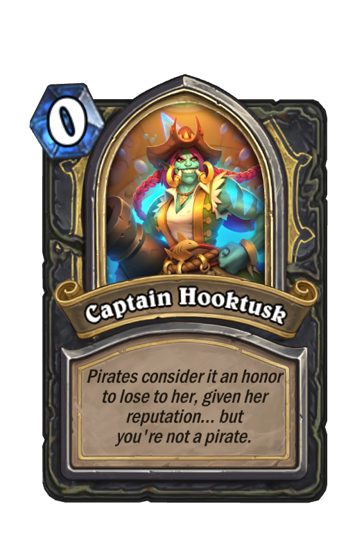 Captain Hooktusk Hearthstone kártya