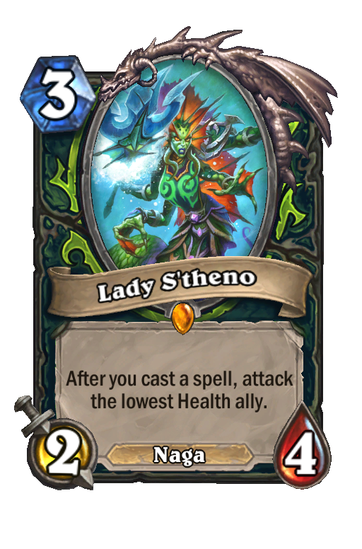 Lady S'theno Hearthstone kártya