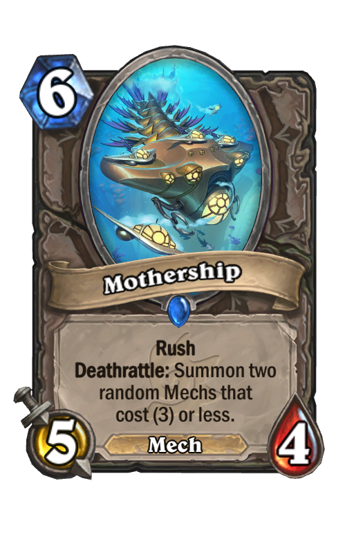 Mothership Hearthstone kártya