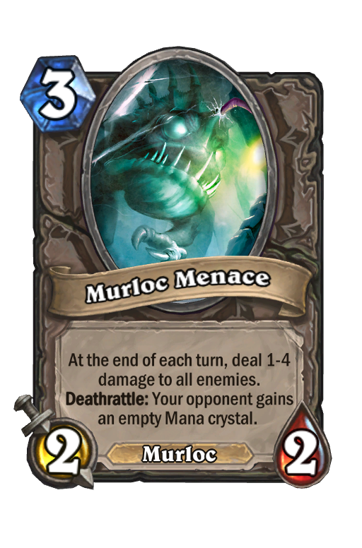 Murloc Menace Hearthstone kártya