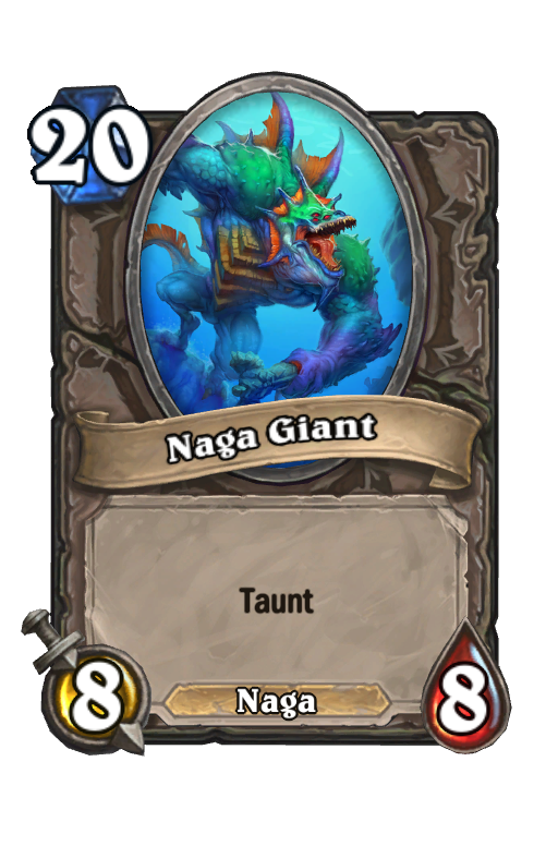 Naga Giant Hearthstone kártya