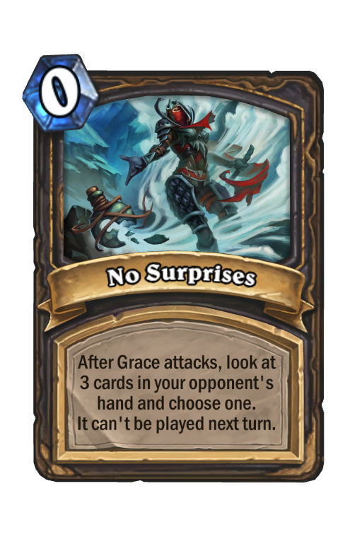 No Surprises Hearthstone kártya