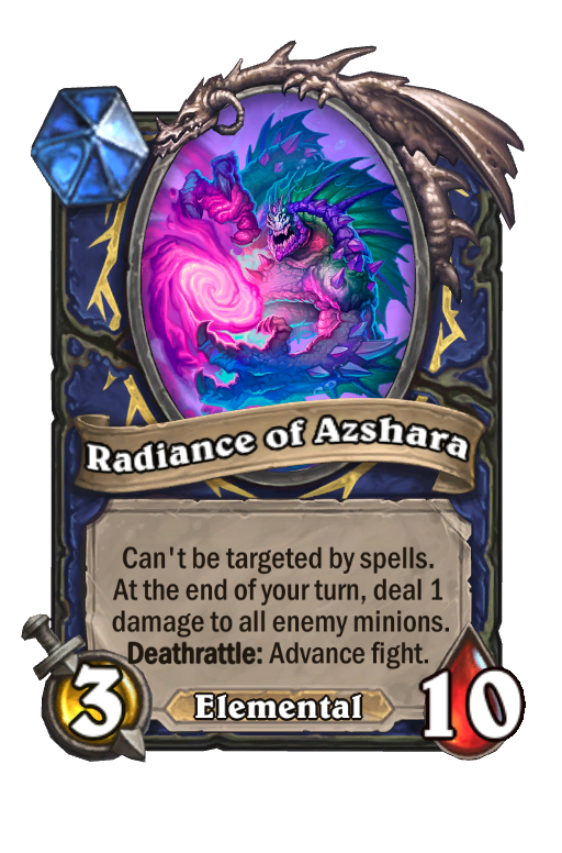 Radiance of Azshara Hearthstone kártya