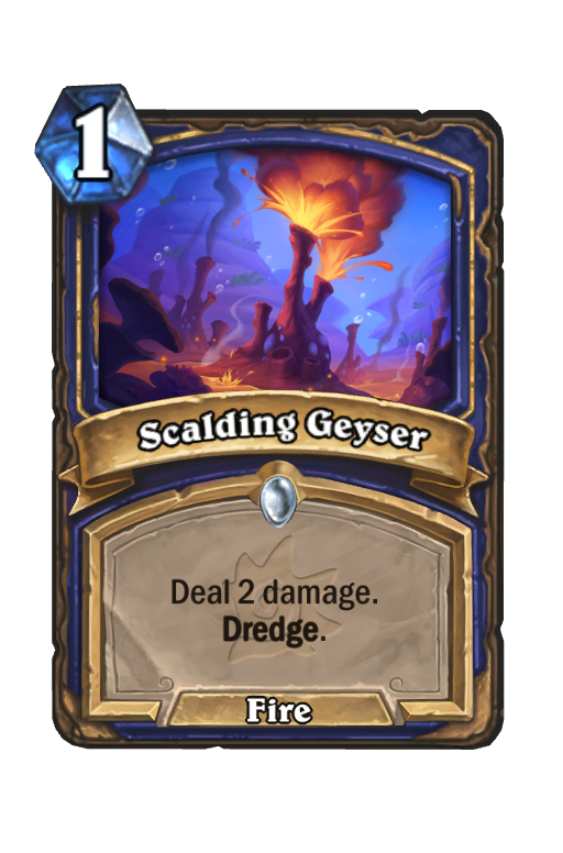 Scalding Geyser Hearthstone kártya