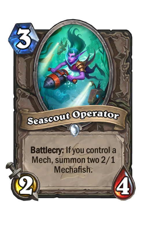 Seascout Operator Hearthstone kártya