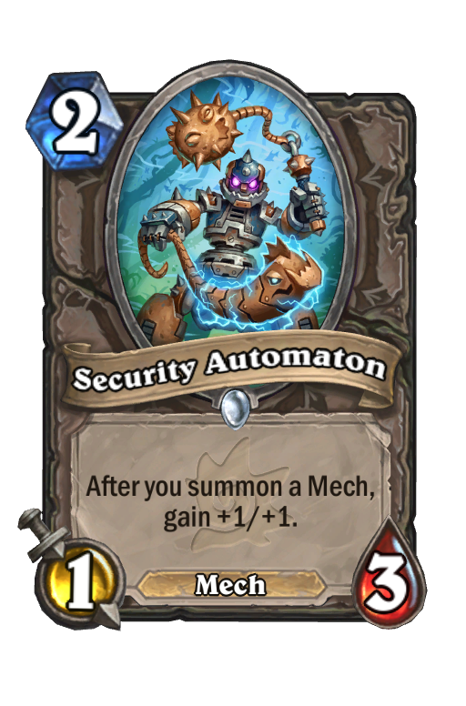 Security Automaton Hearthstone kártya