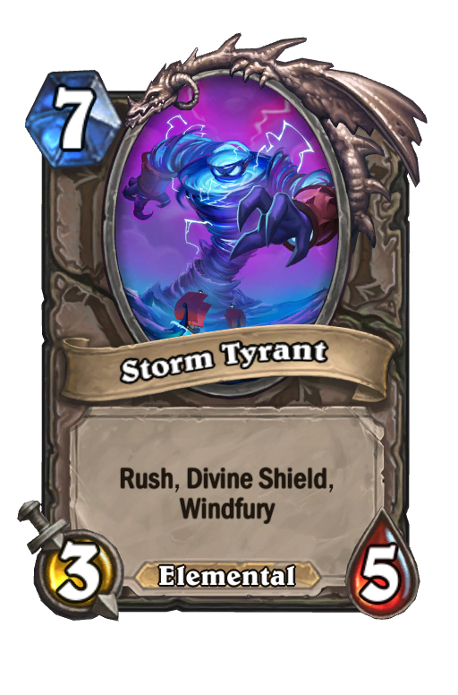 Storm Tyrant Hearthstone kártya