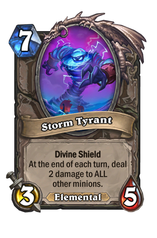 Storm Tyrant Hearthstone kártya