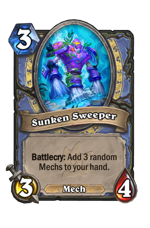 Sunken Sweeper Hearthstone kártya
