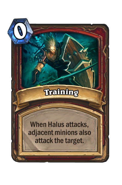 Training Hearthstone kártya