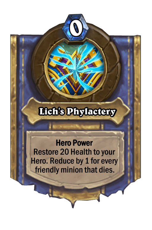 Lich's Phylactery Hearthstone kártya
