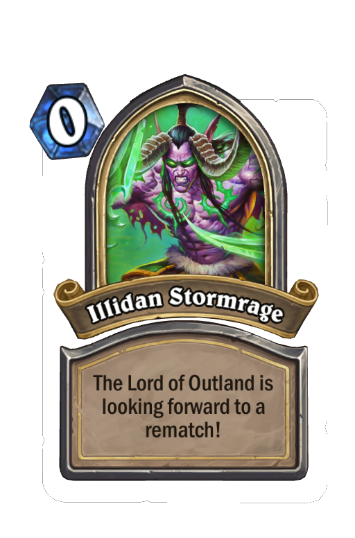 Illidan Stormrage Hearthstone kártya