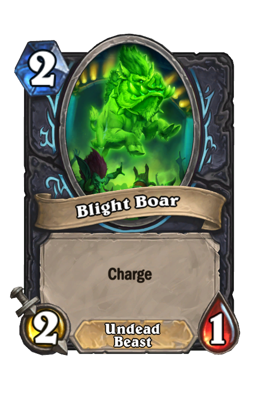Blight Boar Hearthstone kártya