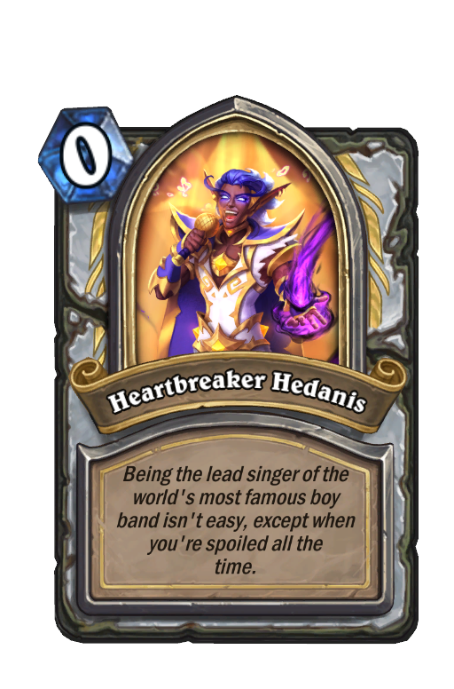 Heartbreaker Hedanis Hearthstone kártya