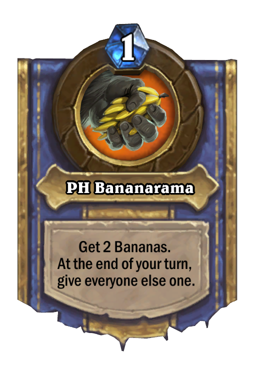 Bananarama Hearthstone kártya