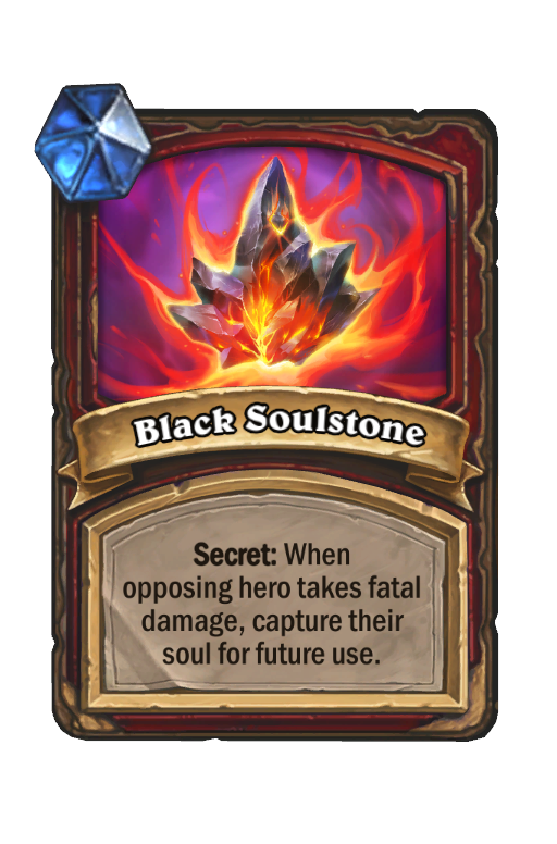 Black Soulstone Hearthstone kártya