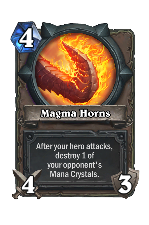 Magma Horns Hearthstone kártya