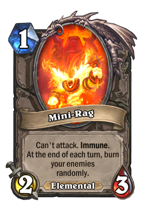 Mini-Rag (Kocsma) Hearthstone kártya