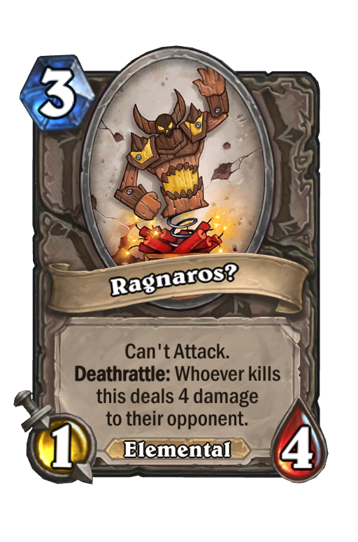 Ragnaros? (Kocsma) Hearthstone kártya