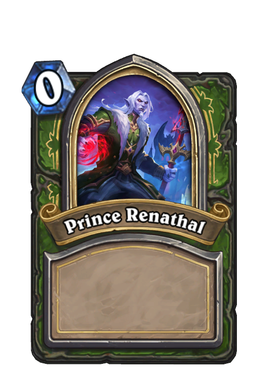 Prince Renathal Hearthstone kártya