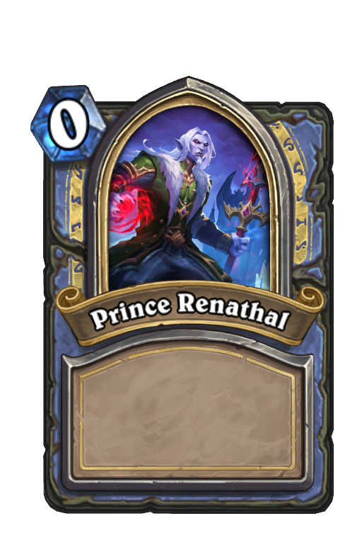 Prince Renathal Hearthstone kártya