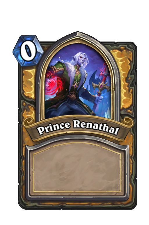 Prince Renathal Hearthstone kártya