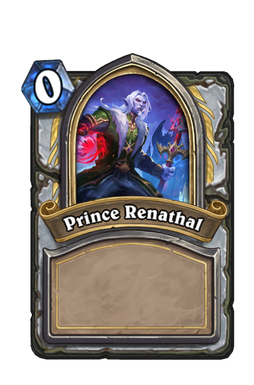 Prince Renathal Hearthstone kártya
