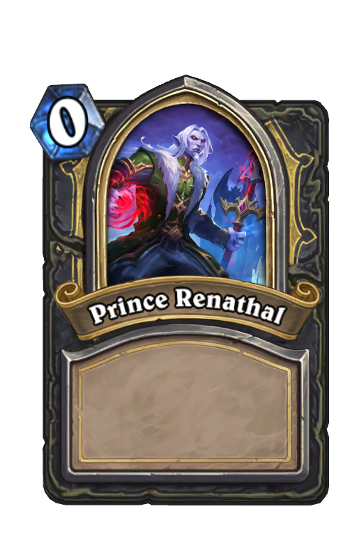 Prince Renathal Hearthstone kártya