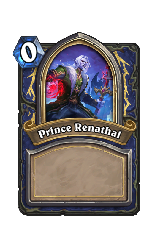 Prince Renathal Hearthstone kártya
