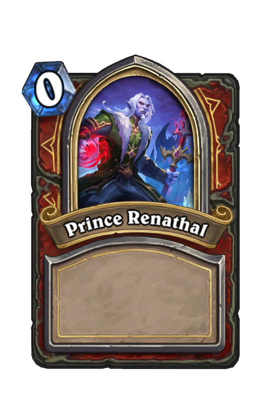 Prince Renathal Hearthstone kártya