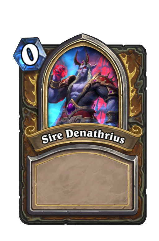 Sire Denathrius Hearthstone kártya