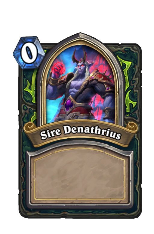 Sire Denathrius Hearthstone kártya
