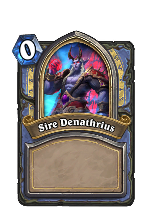 Sire Denathrius Hearthstone kártya