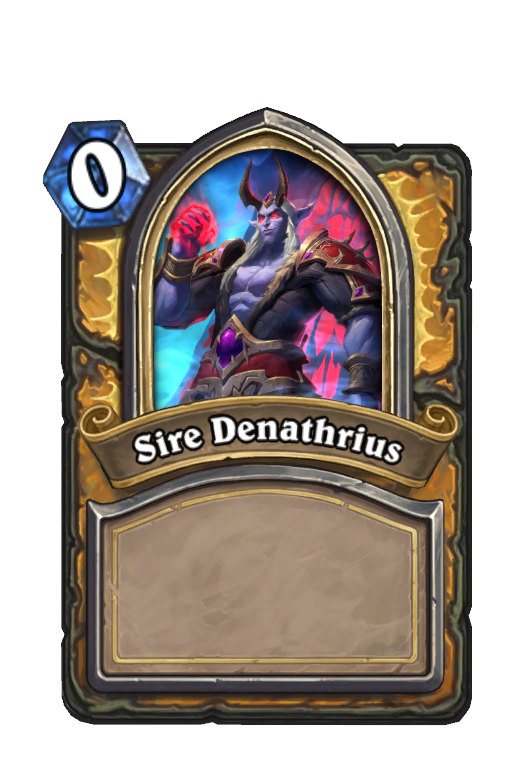 Sire Denathrius Hearthstone kártya