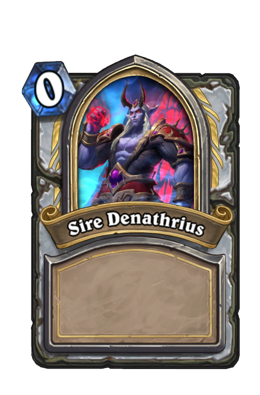 Sire Denathrius Hearthstone kártya