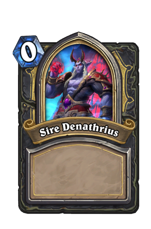 Sire Denathrius Hearthstone kártya