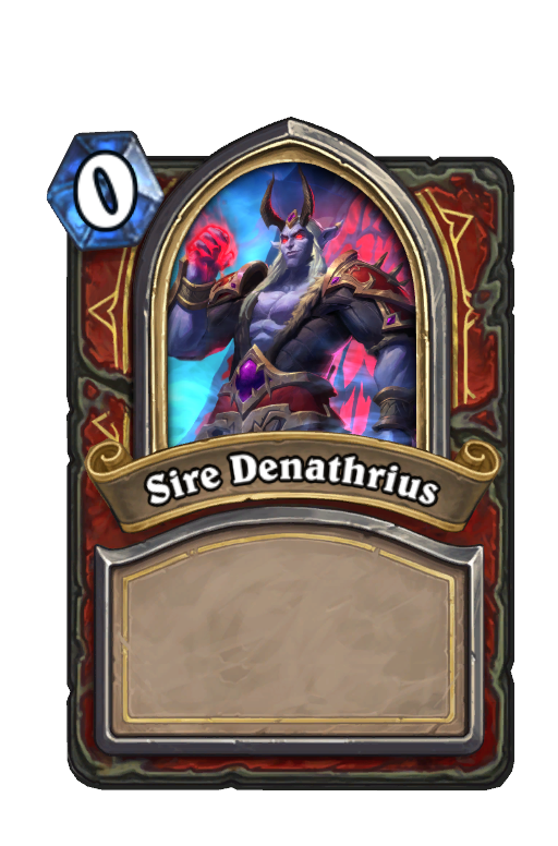 Sire Denathrius Hearthstone kártya