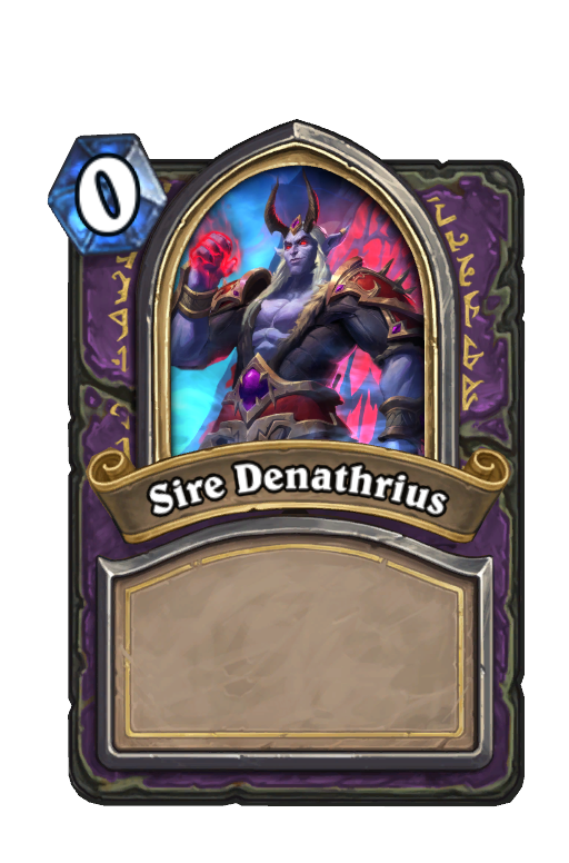 Sire Denathrius Hearthstone kártya