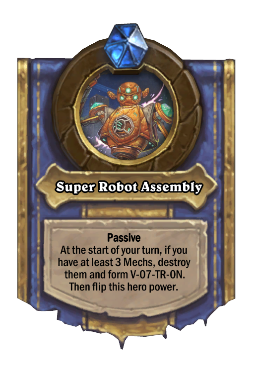 Super Robot Assembly Hearthstone kártya