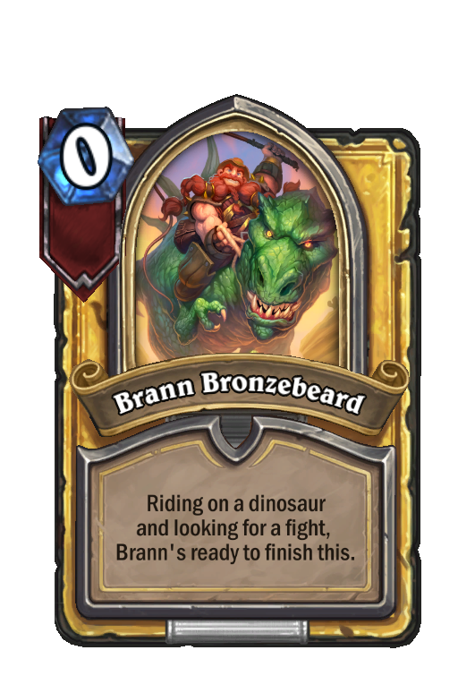 Brann Bronzebeard Hearthstone kártya