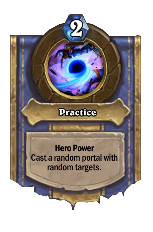 Practice Hearthstone kártya