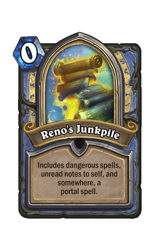 Reno's Junkpile Hearthstone kártya