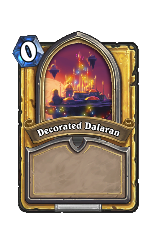 Decorated Dalaran Hearthstone kártya
