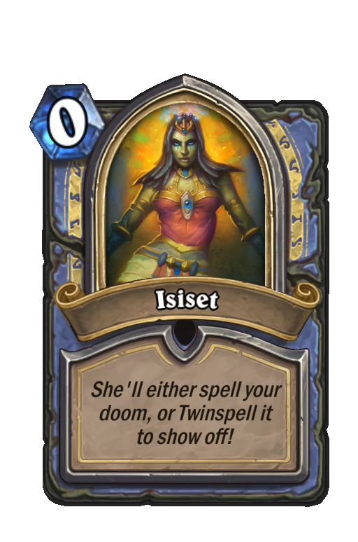 Isiset Hearthstone kártya