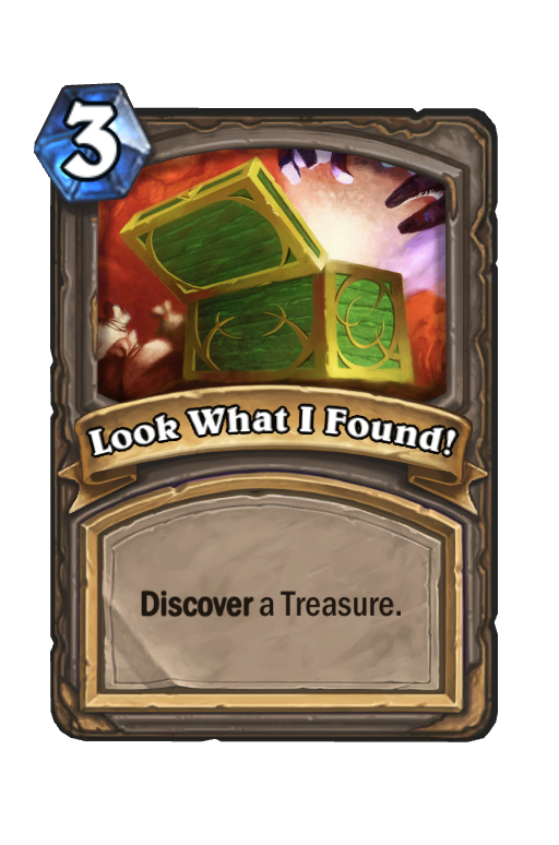 Look What I Found! Hearthstone kártya